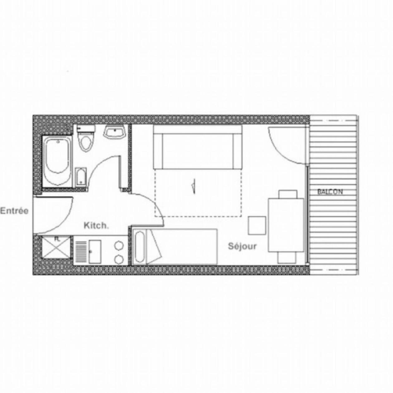 Residence Aravis - Studio Fonctionnel - Centre Station - Balcon Mae-3334 Сен-Мартен-дьо-Белвил Екстериор снимка